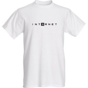 INT3RNET Herren T-Shirt Weiss