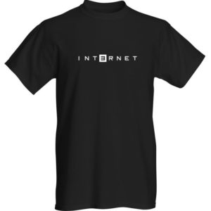 INT3RNET Herren T-Shirt Schwarz